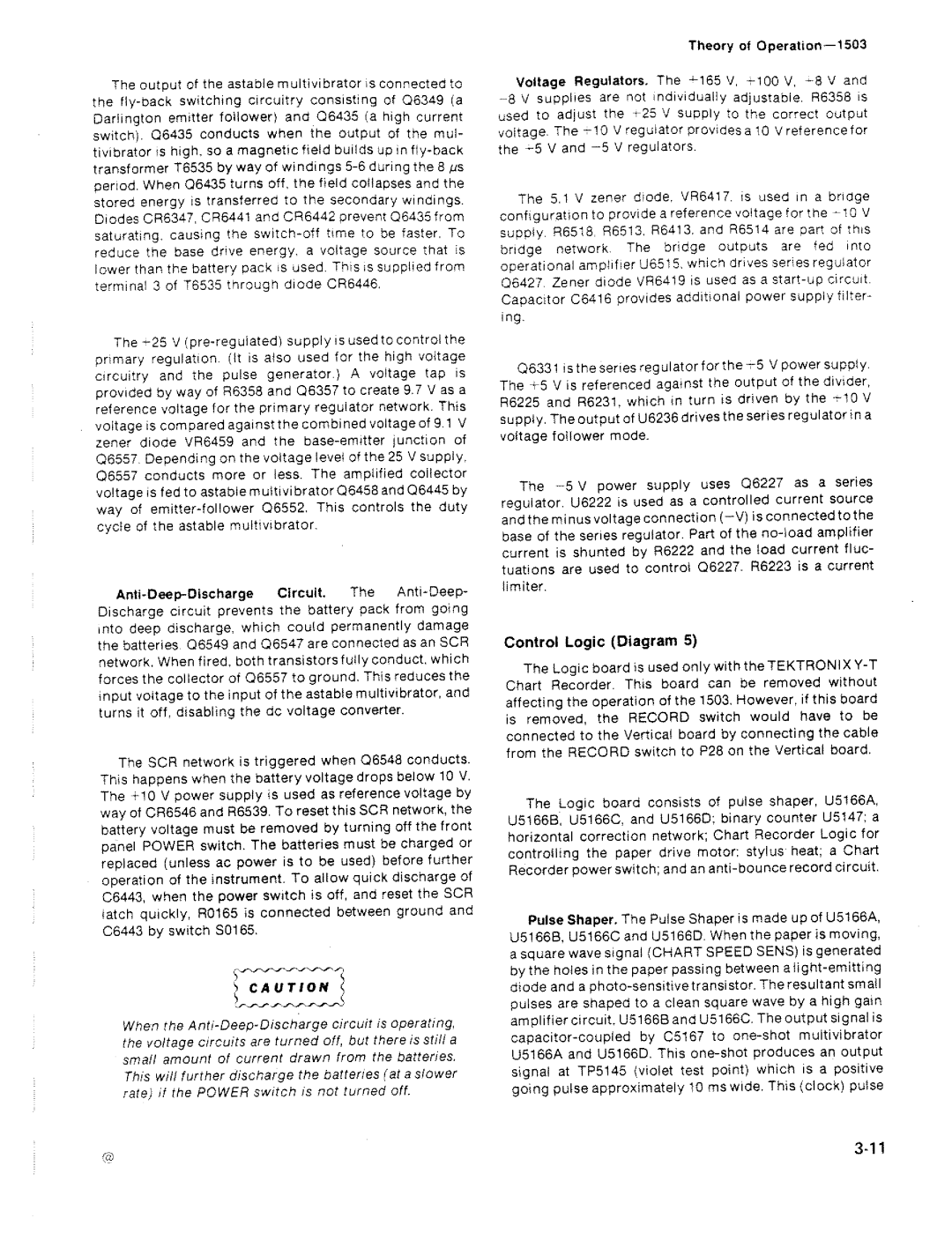 Tektronix 1503 manual 