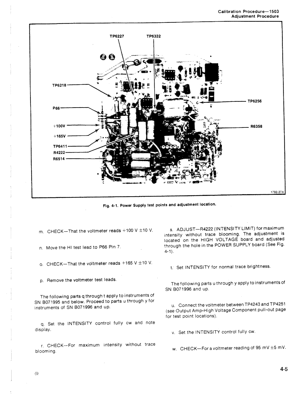 Tektronix 1503 manual 