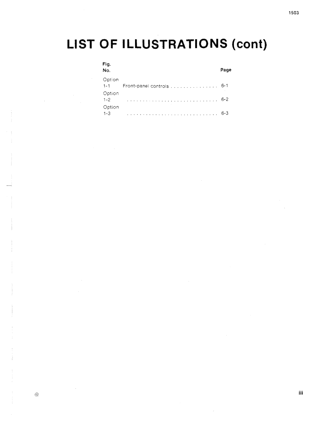 Tektronix 1503 manual 