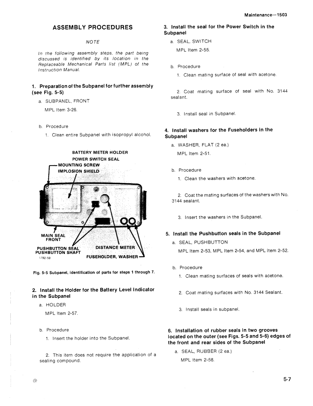 Tektronix 1503 manual 