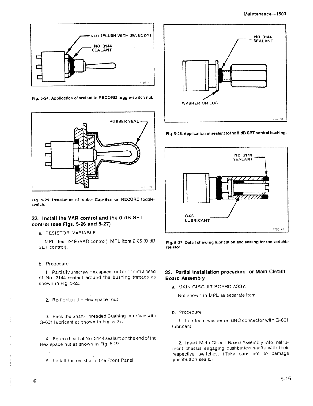 Tektronix 1503 manual 