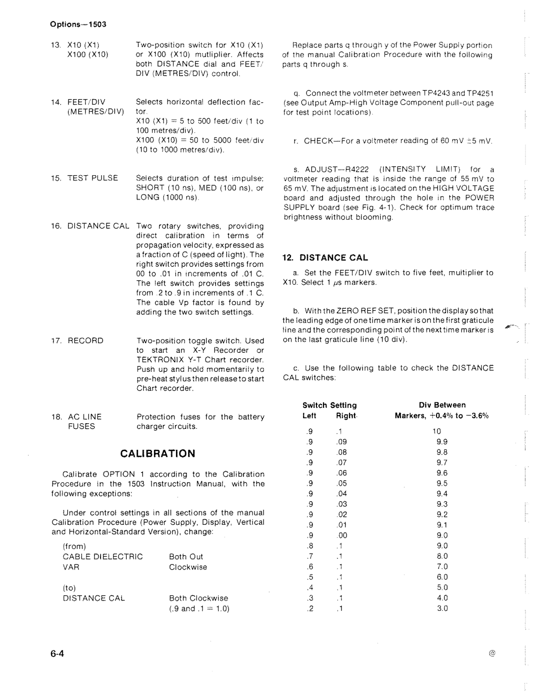 Tektronix 1503 manual 