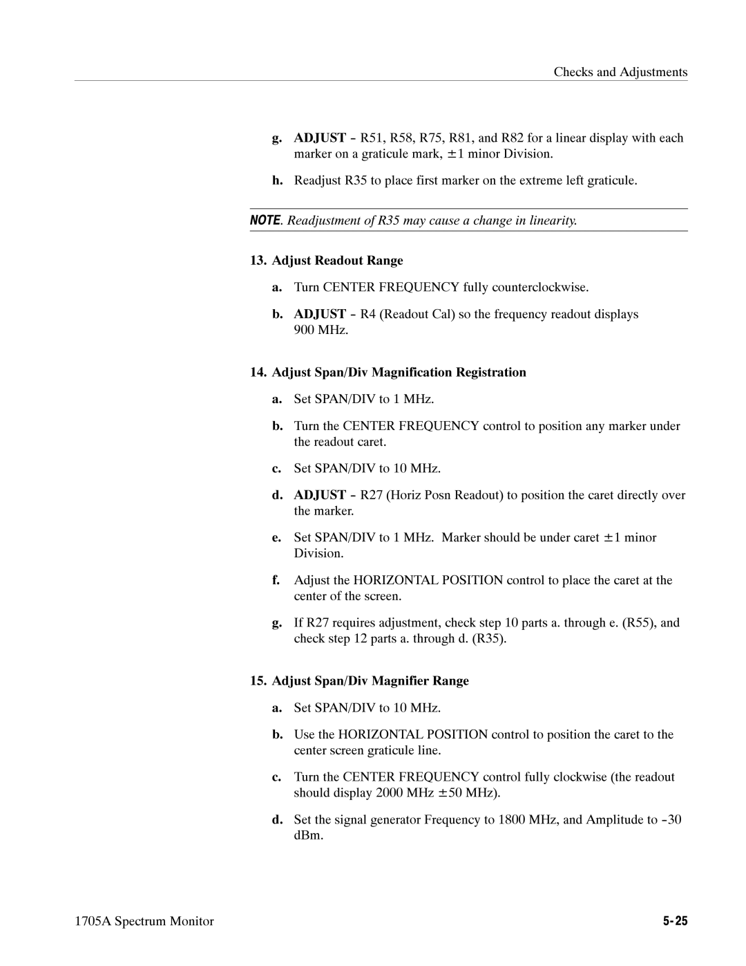 Tektronix 1705A instruction manual 