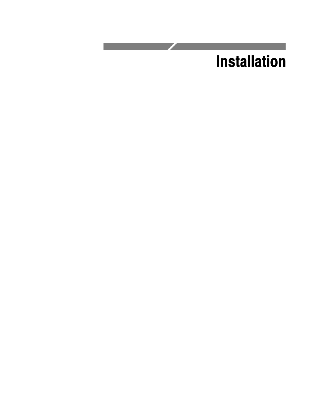 Tektronix 1705A instruction manual Installation 