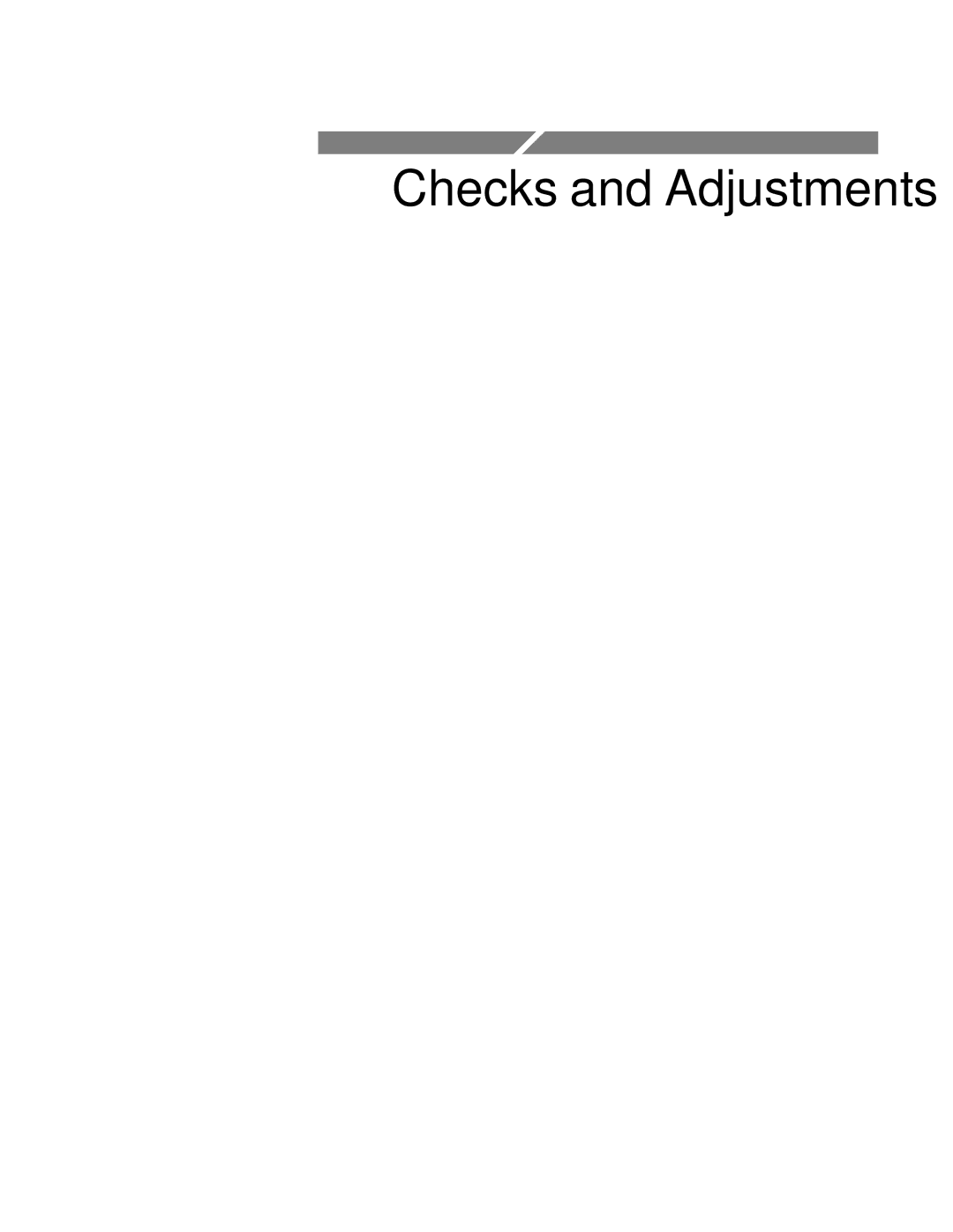 Tektronix 1705A instruction manual Checks and Adjustments 