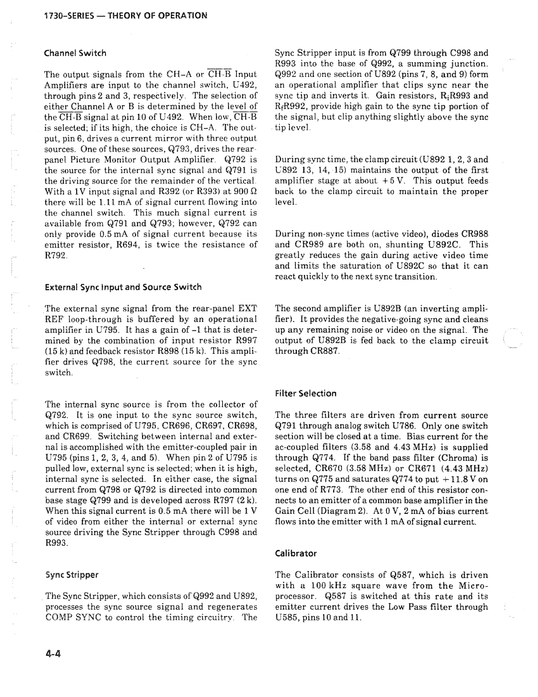 Tektronix 1730-Series manual 