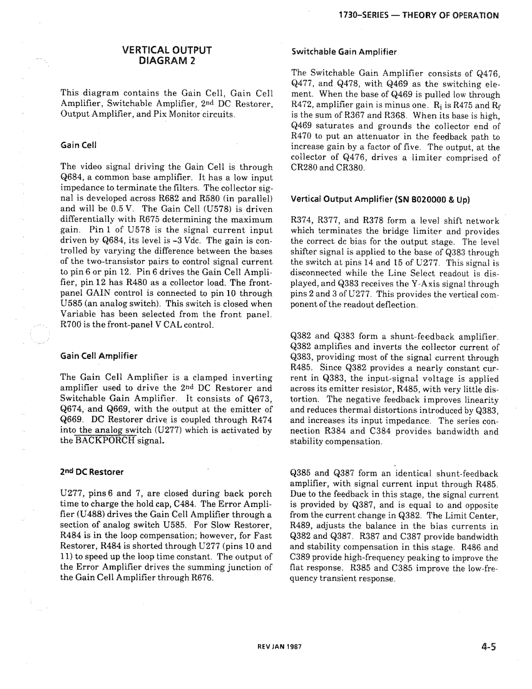 Tektronix 1730-Series manual 