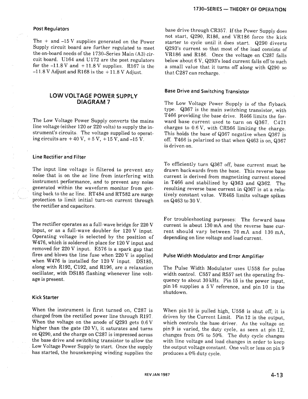 Tektronix 1730-Series manual 