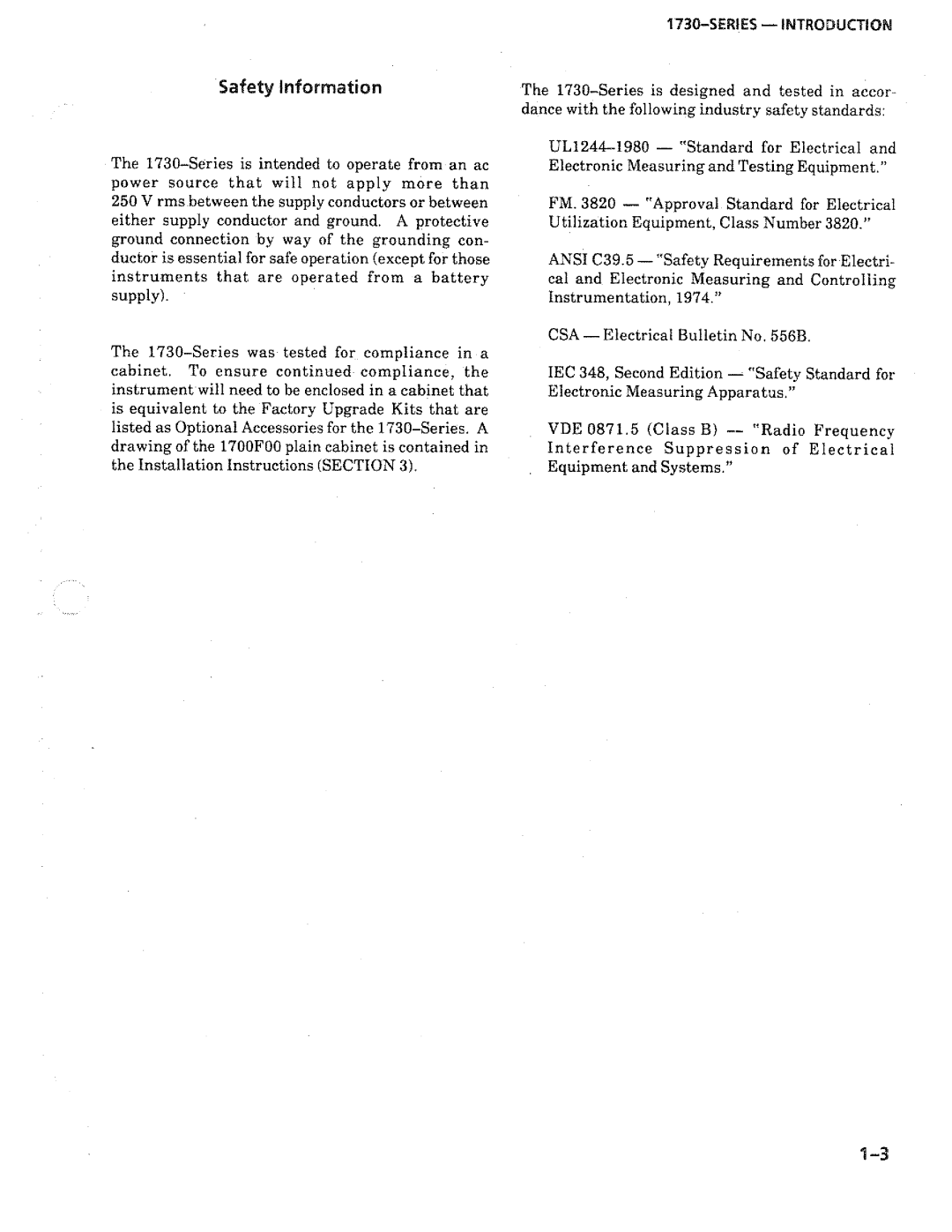 Tektronix 1730-Series manual 