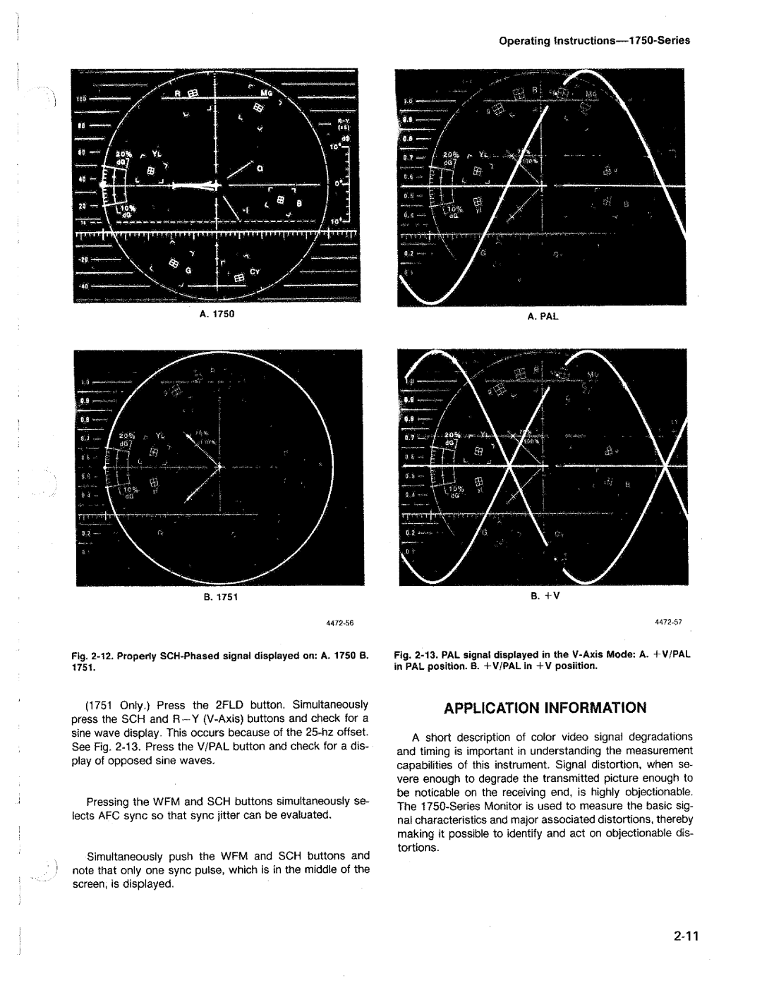 Tektronix 1750 manual 