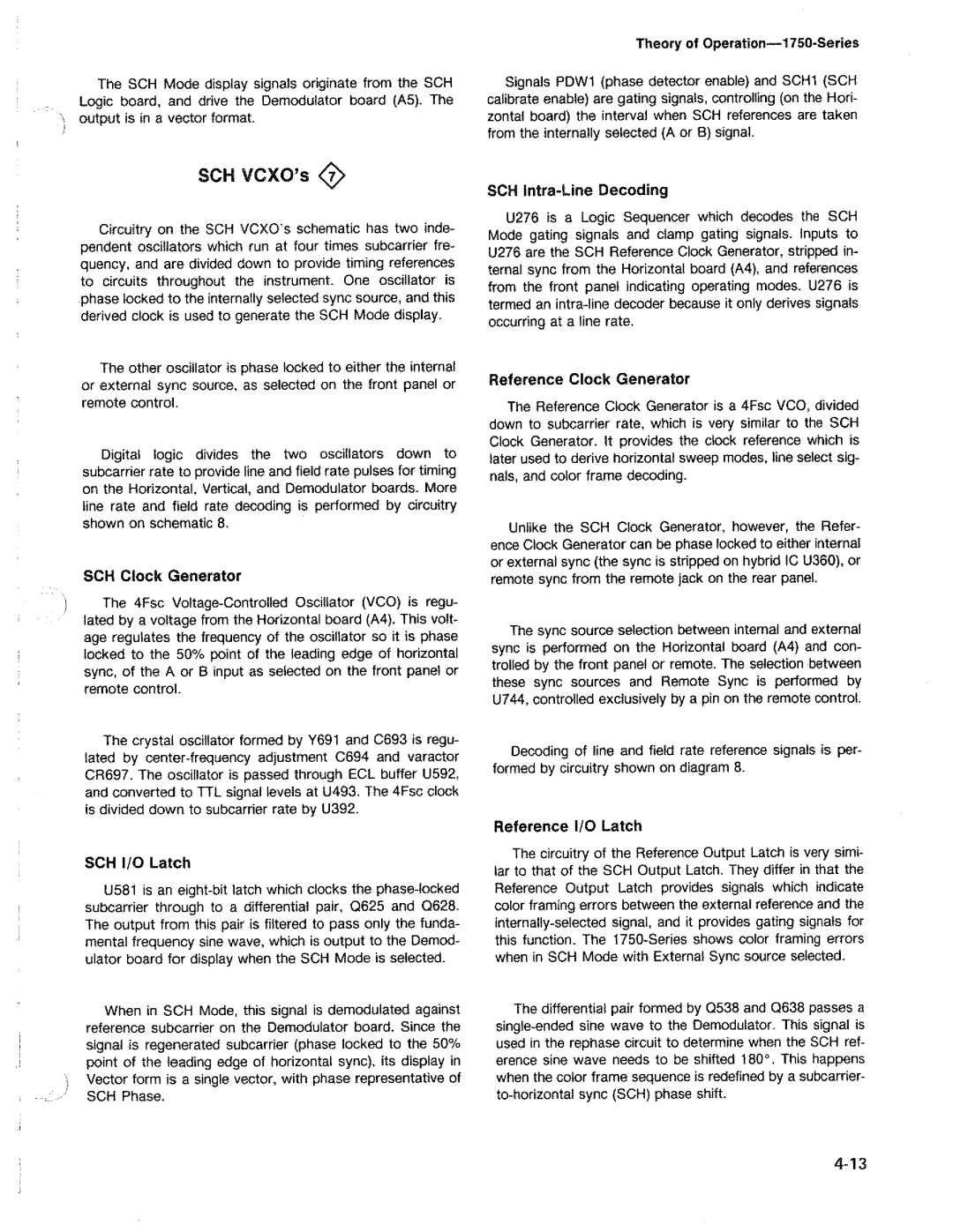 Tektronix 1750 manual 