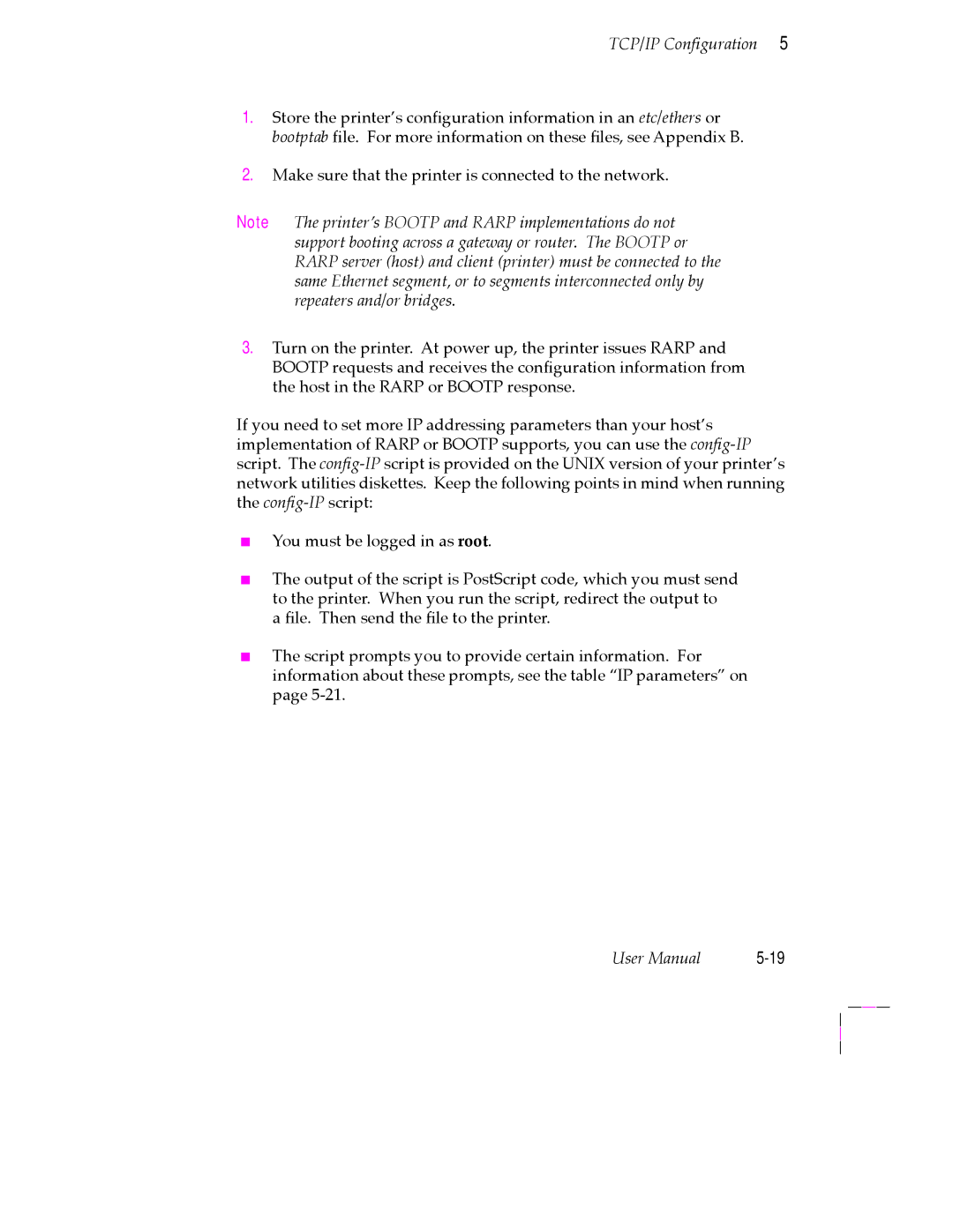 Tektronix 200 Series user manual TCP/IP Configuration 