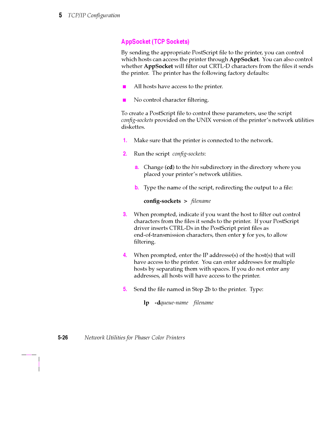 Tektronix 200 Series user manual AppSocket TCP Sockets 