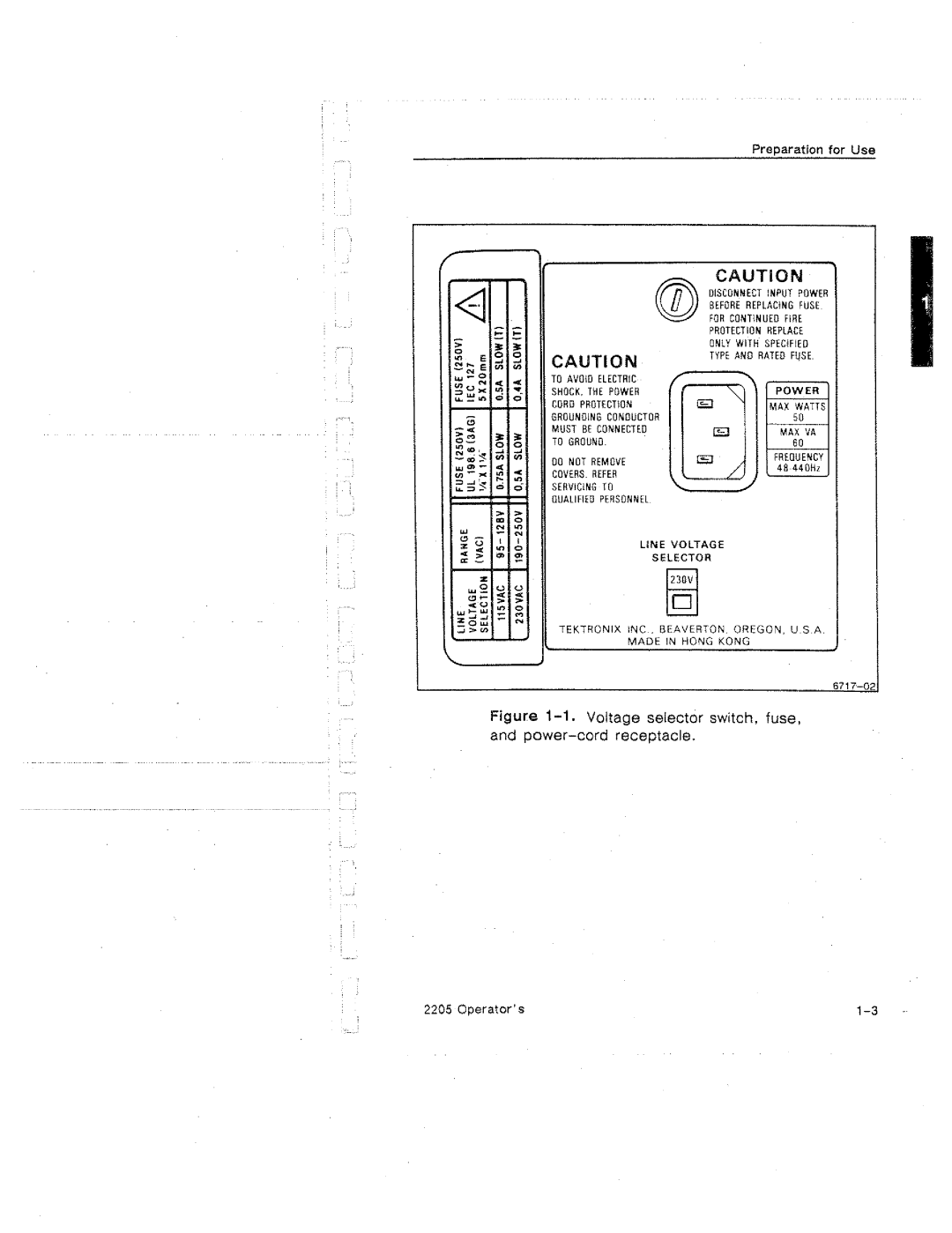 Tektronix 2205 manual 
