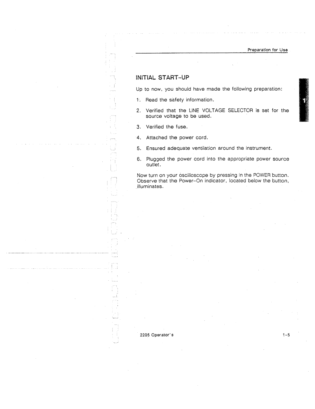Tektronix 2205 manual 