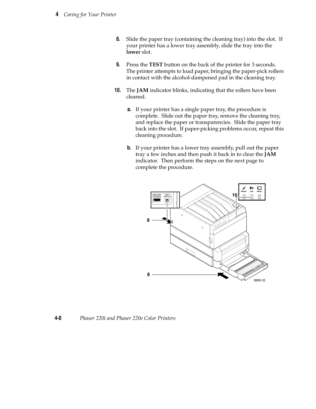 Tektronix 220i, 220e user manual 8869-33 