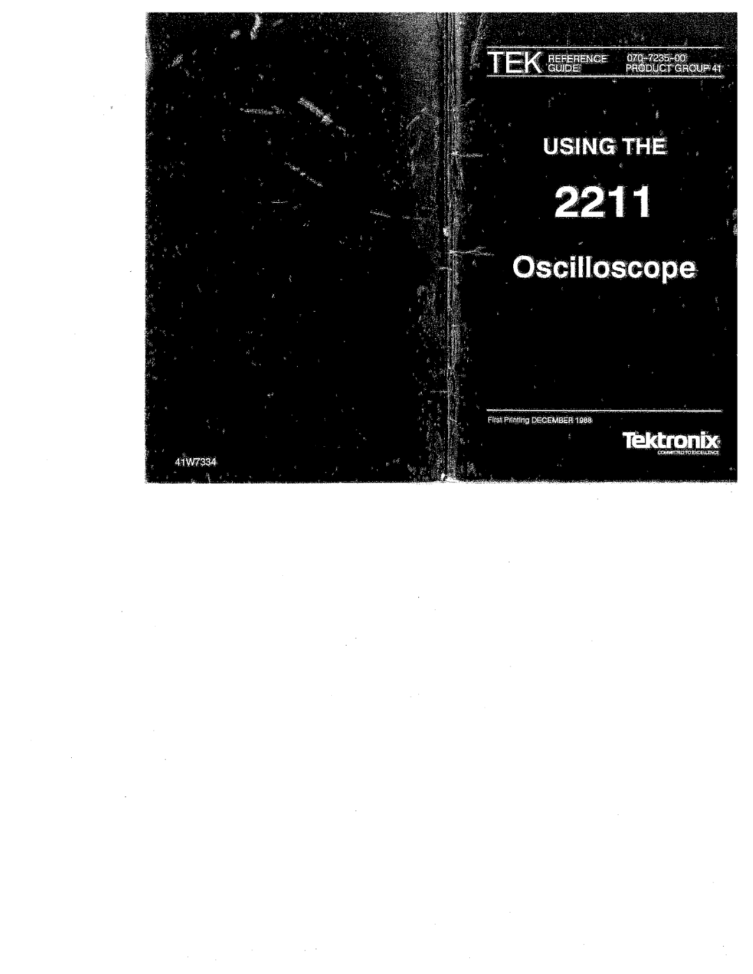 Tektronix 2211 manual 