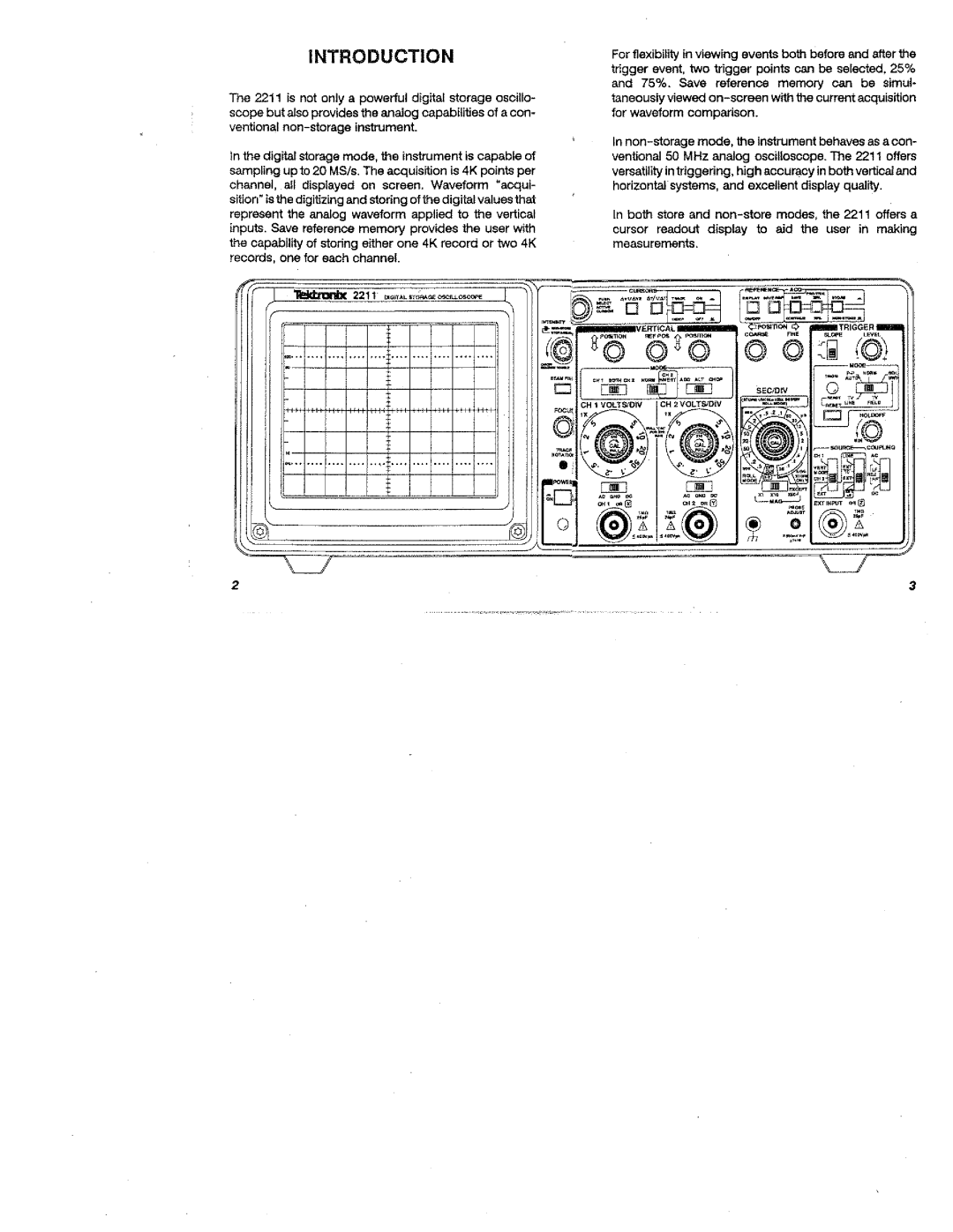 Tektronix 2211 manual 