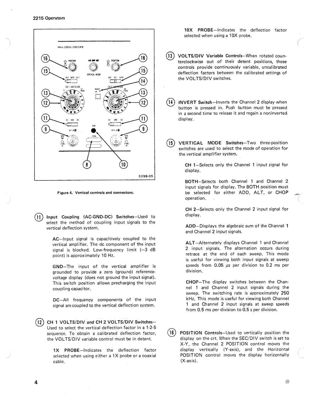 Tektronix 2215 manual 