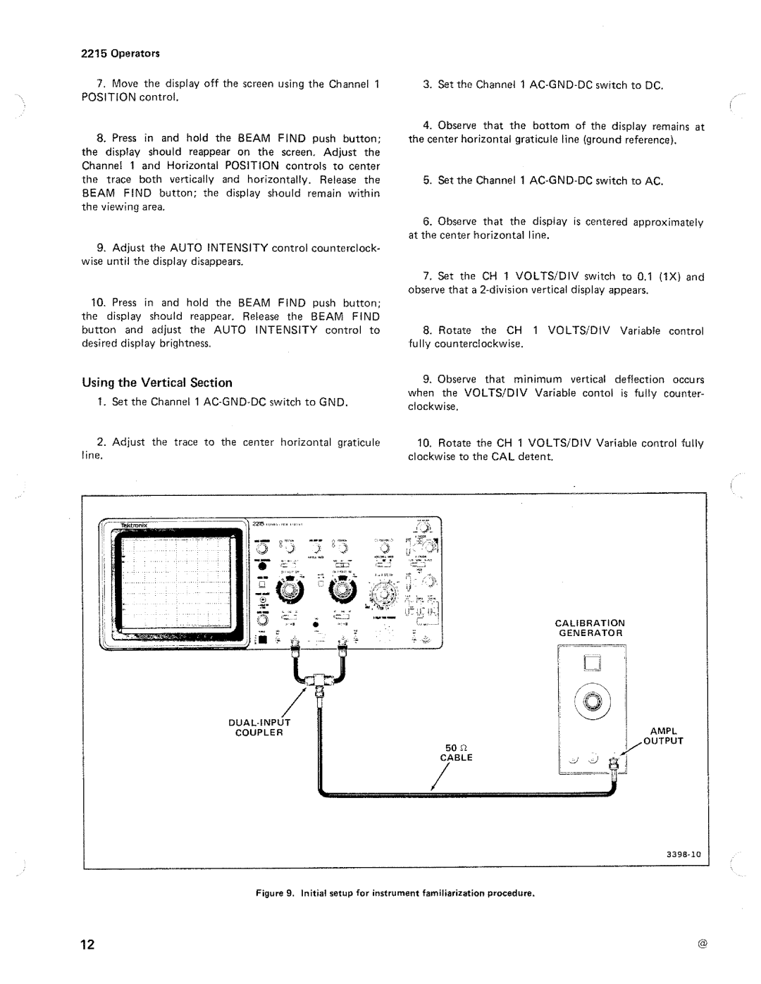 Tektronix 2215 manual 