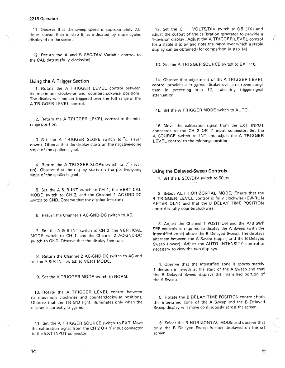 Tektronix 2215 manual 