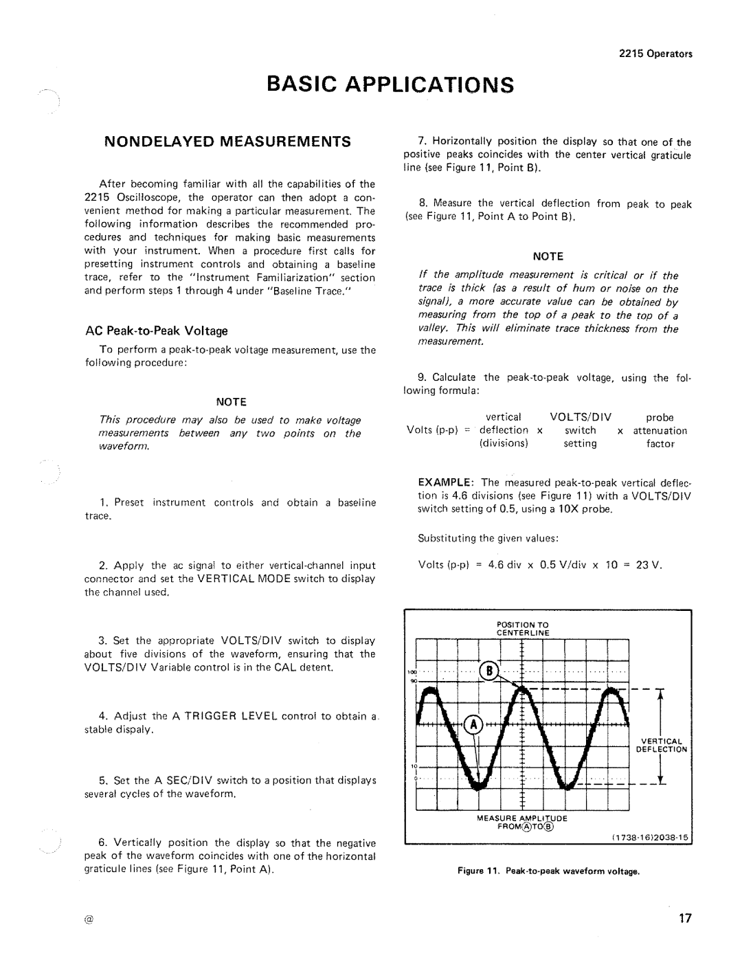 Tektronix 2215 manual 