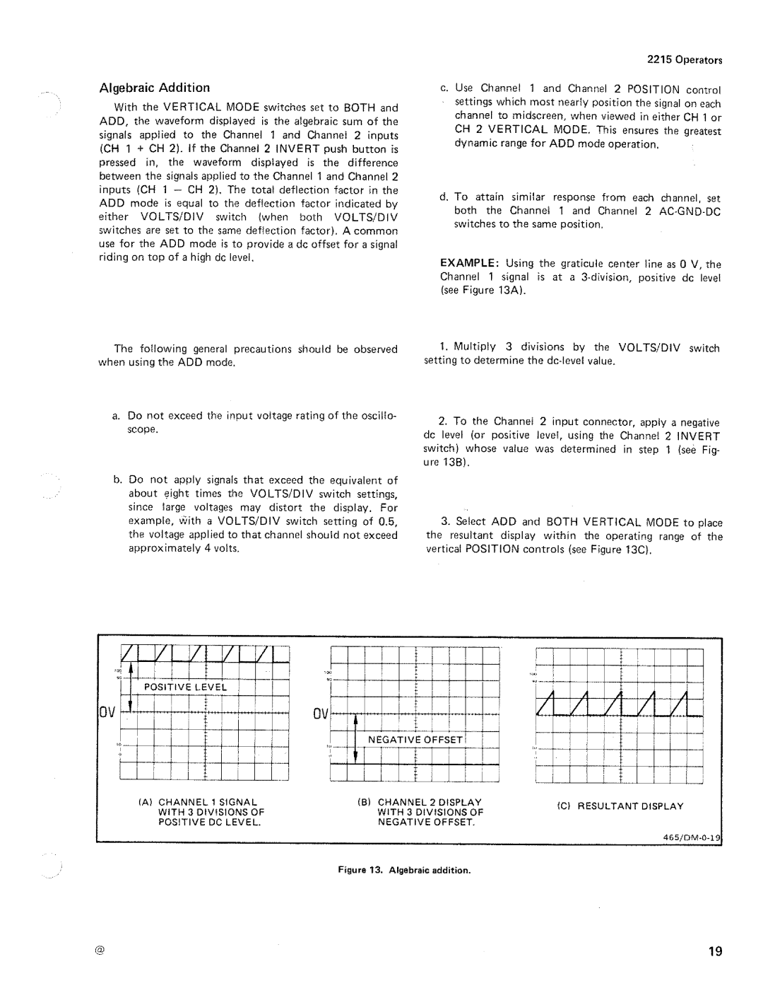 Tektronix 2215 manual 