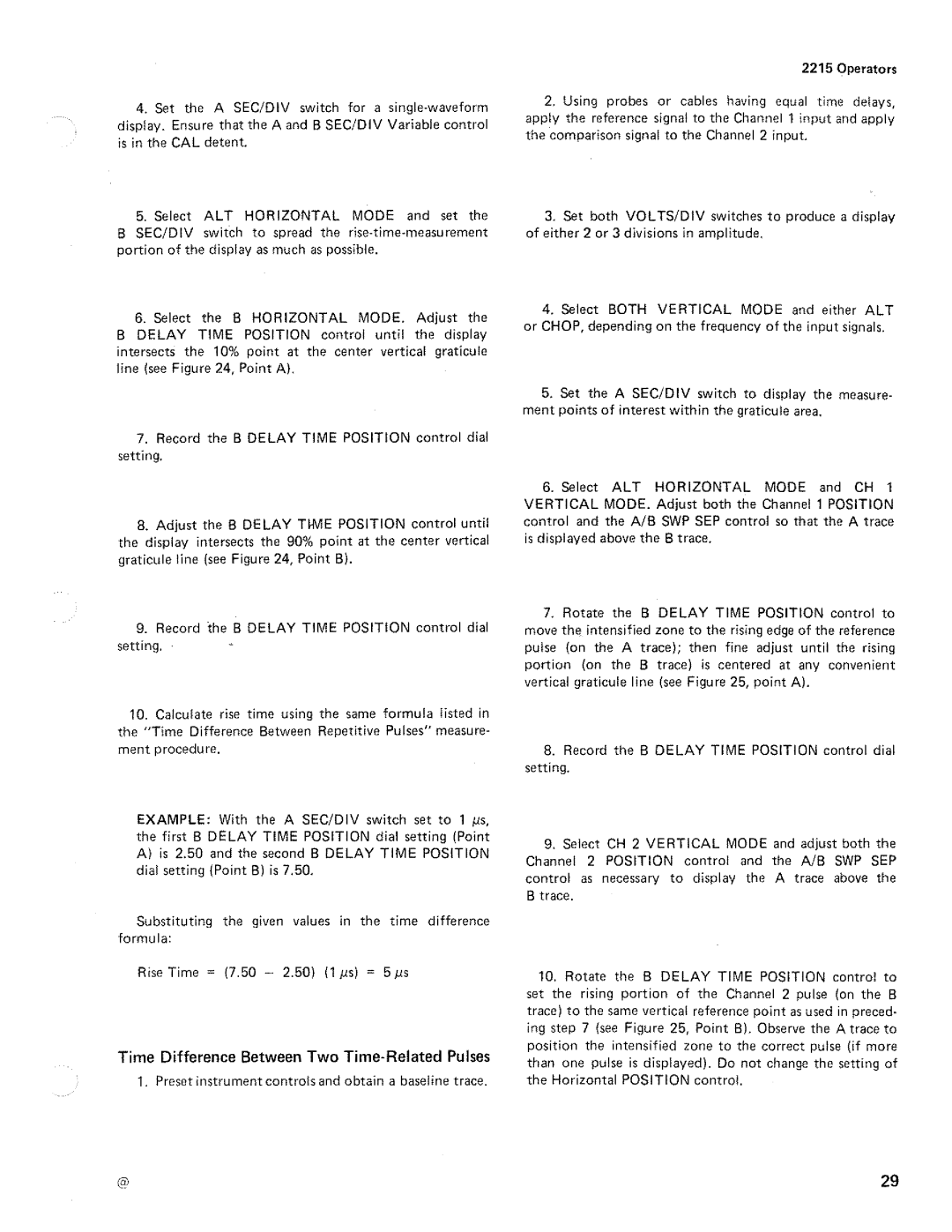 Tektronix 2215 manual 