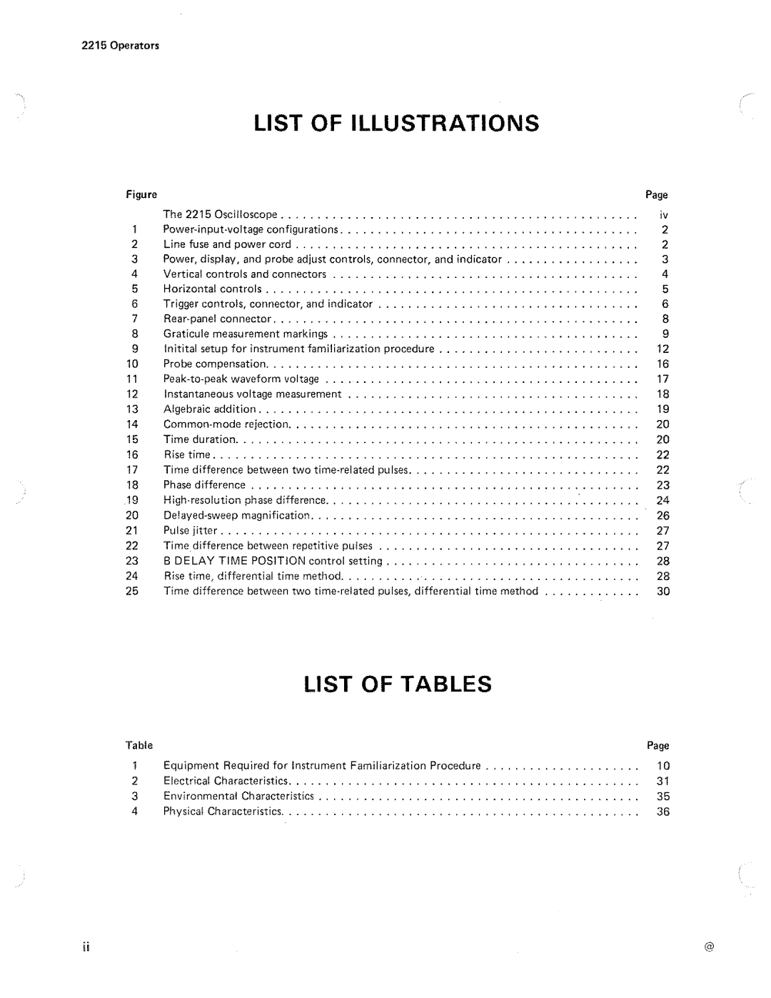 Tektronix 2215 manual 