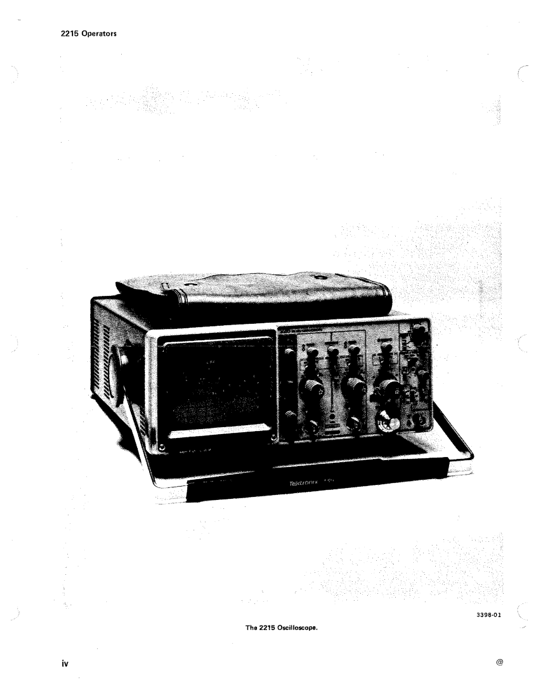 Tektronix 2215 manual 