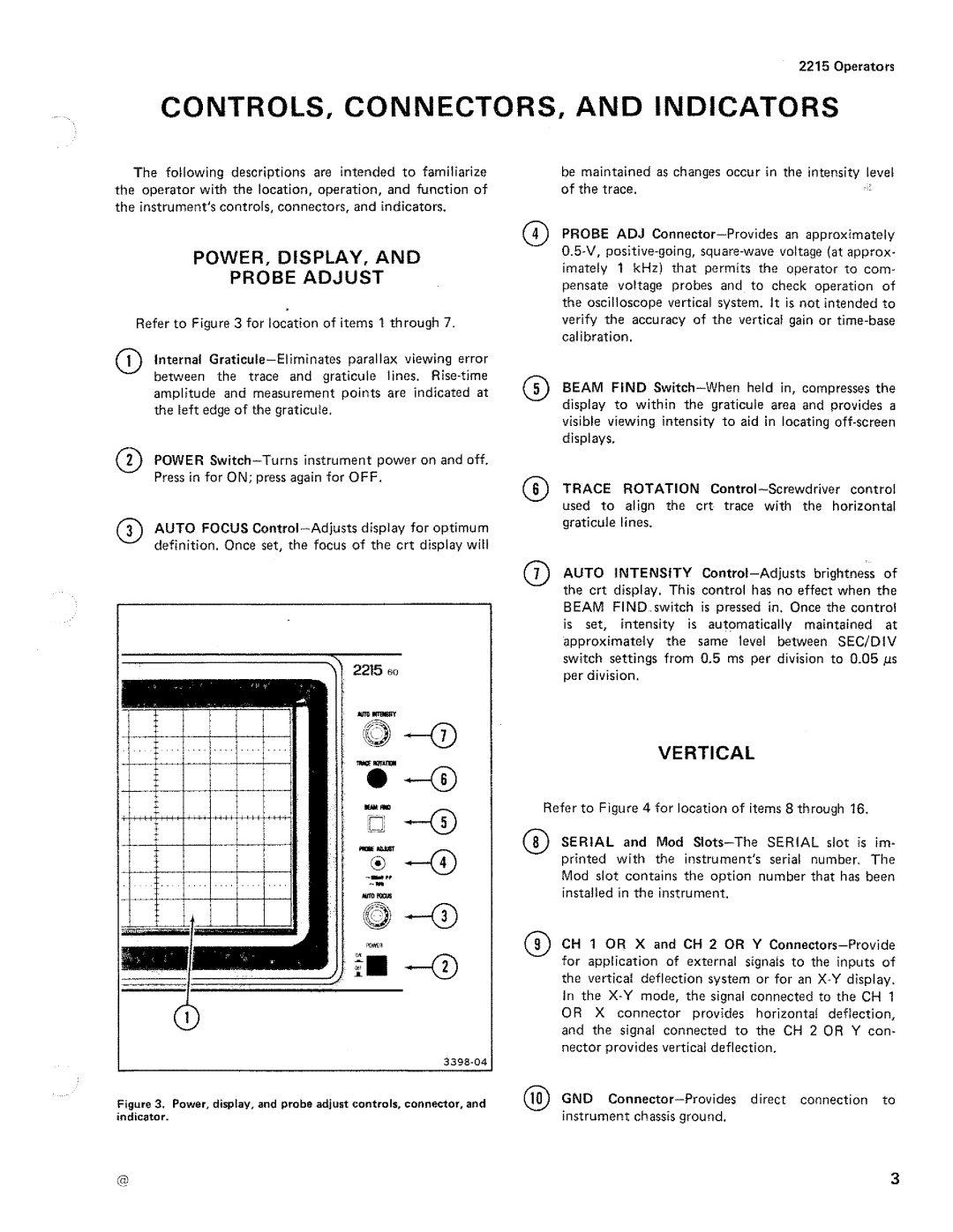 Tektronix 2215 manual 