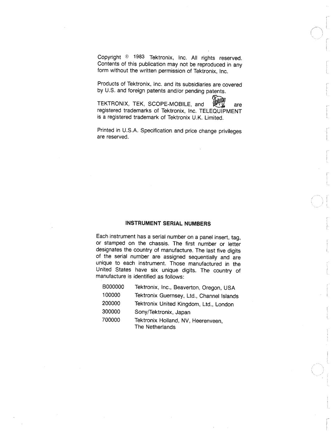 Tektronix 2215A manual 