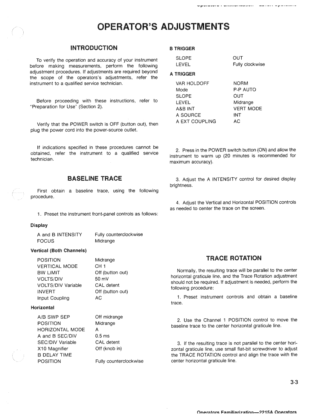 Tektronix 2215A manual 