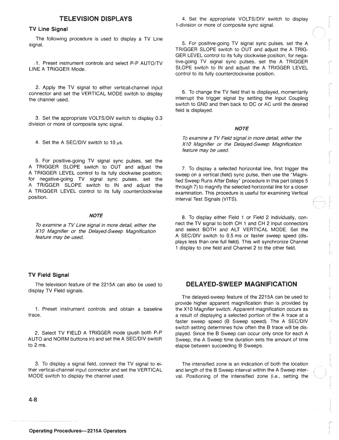 Tektronix 2215A manual 