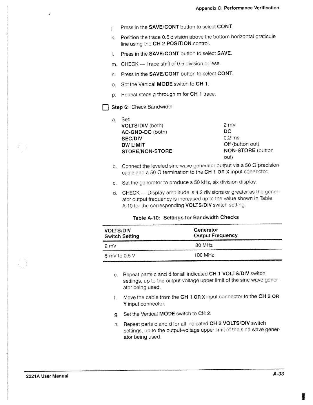 Tektronix 2221A manual 