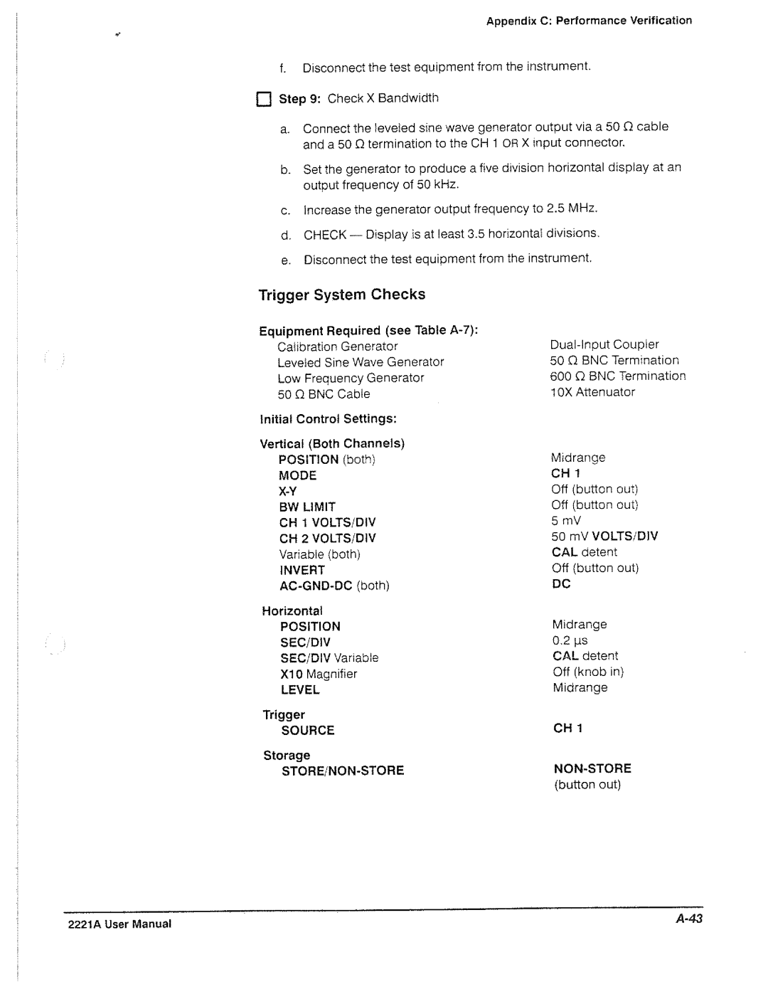 Tektronix 2221A manual 