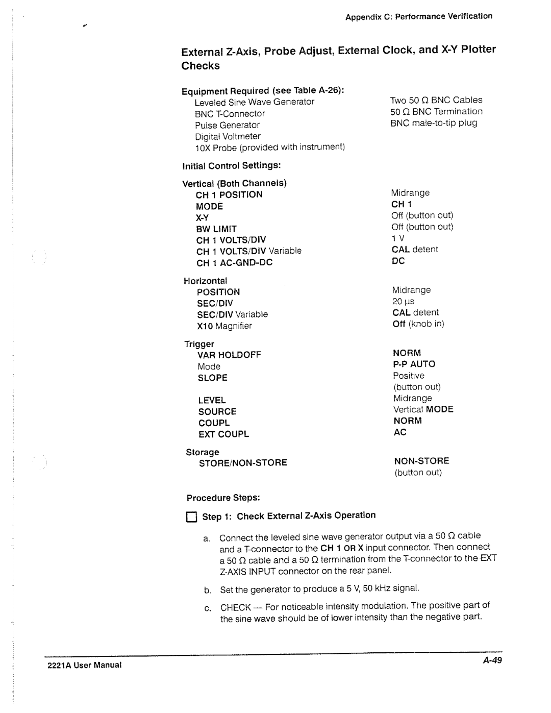 Tektronix 2221A manual 