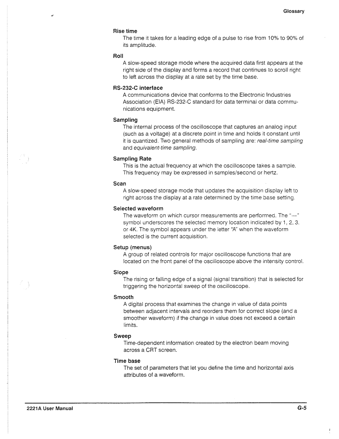 Tektronix 2221A manual 