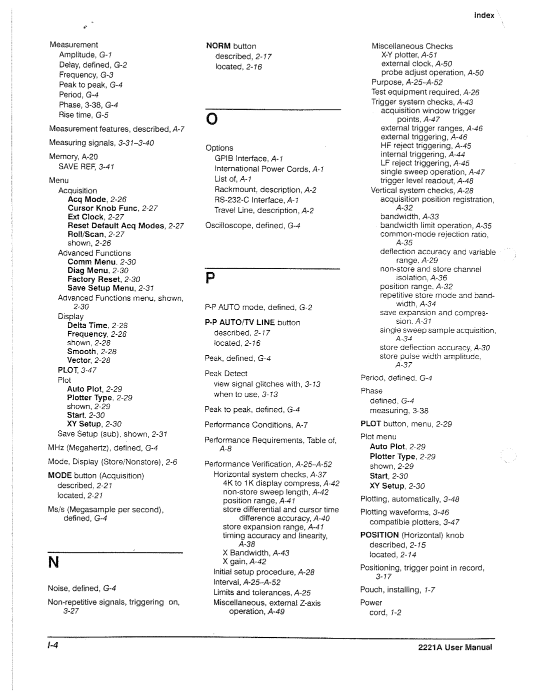 Tektronix 2221A manual 