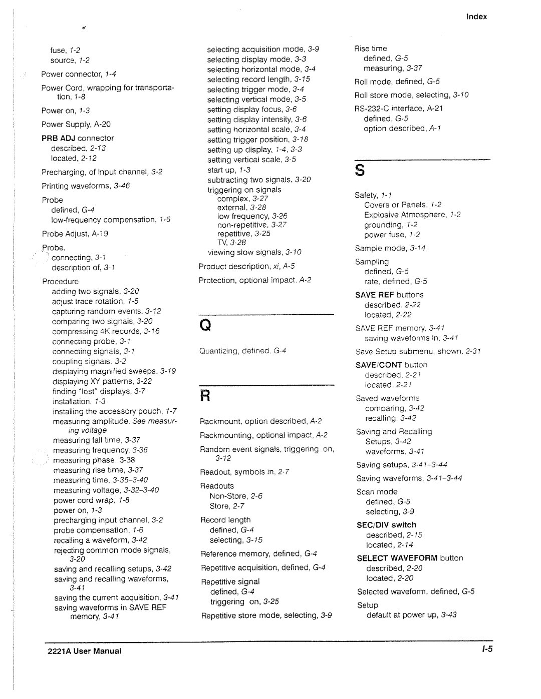 Tektronix 2221A manual 