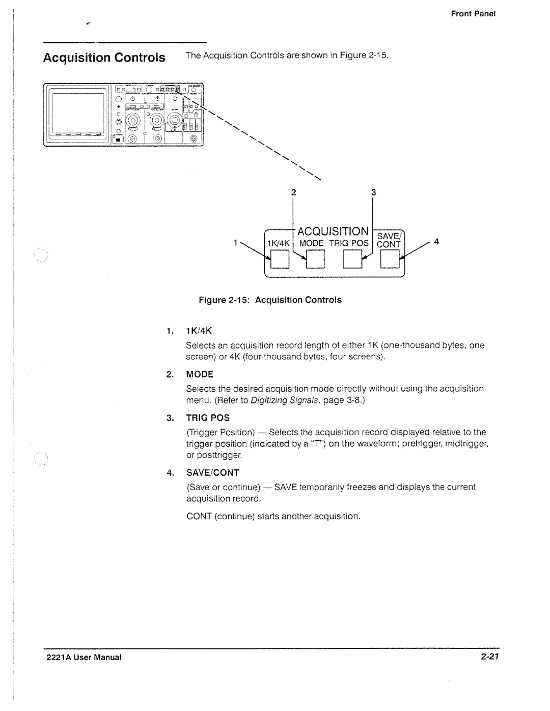 Tektronix 2221A manual 