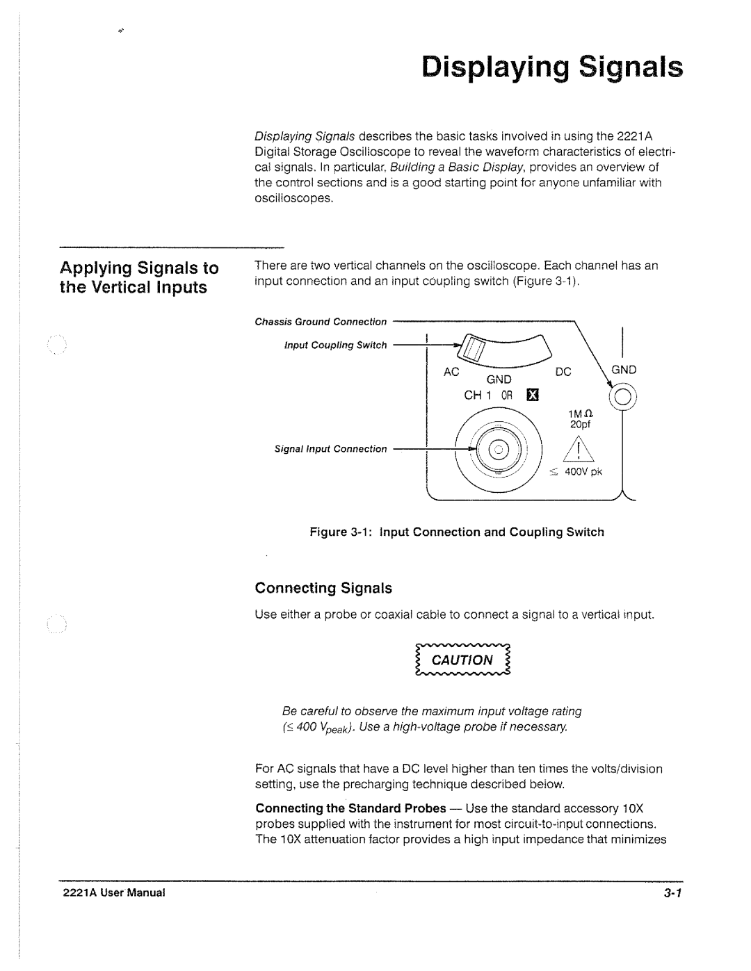 Tektronix 2221A manual 