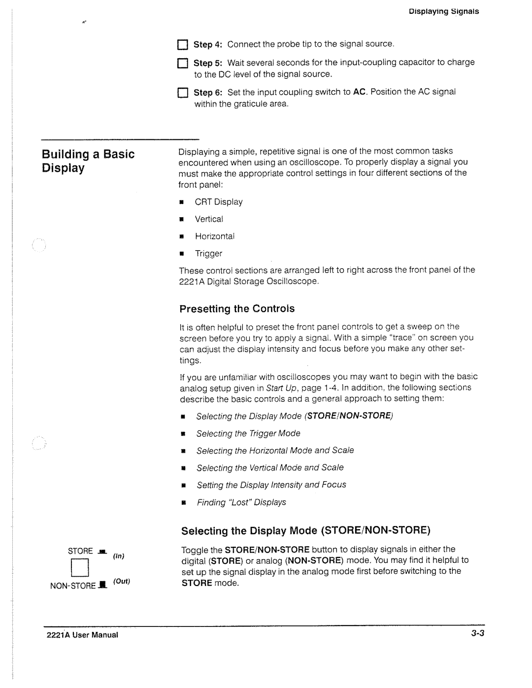 Tektronix 2221A manual 