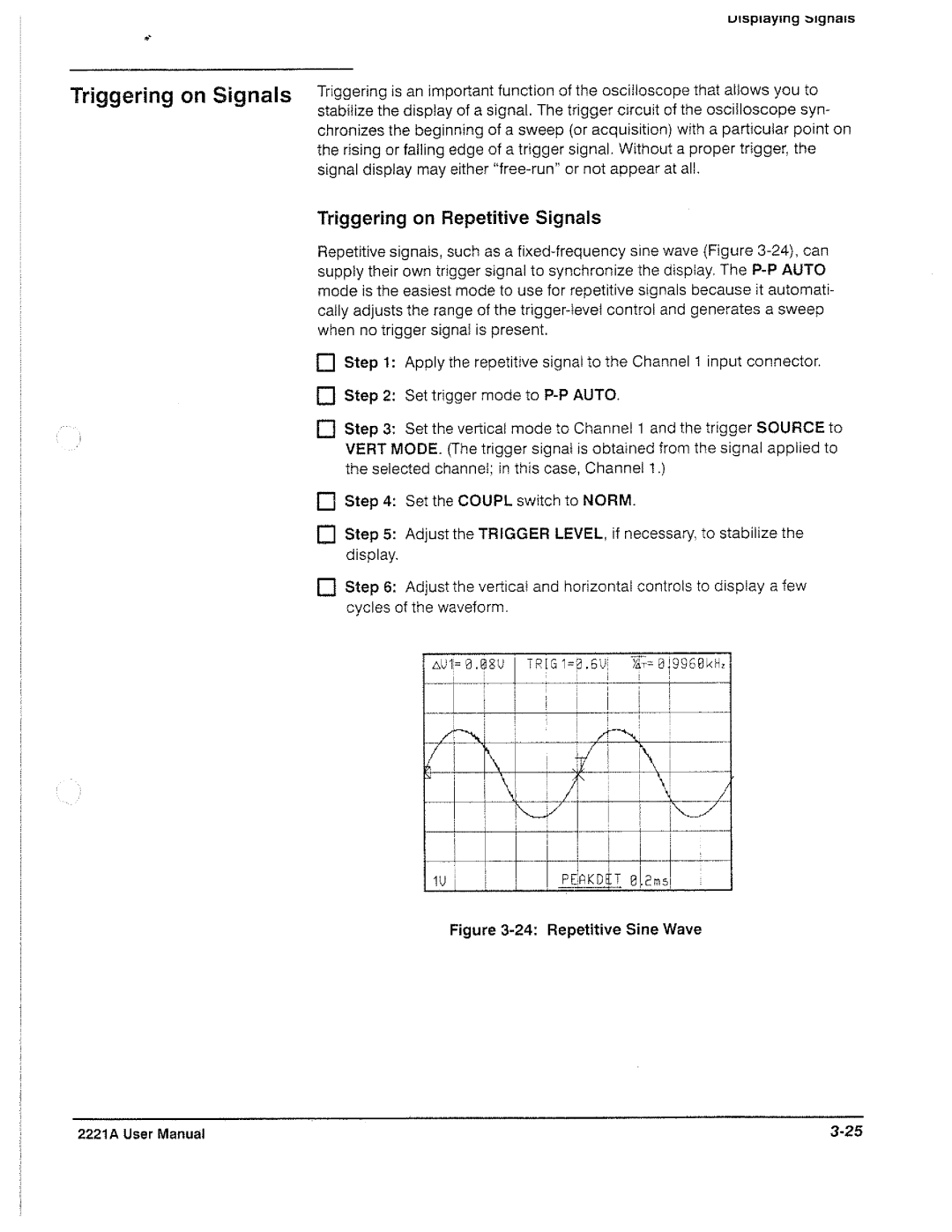 Tektronix 2221A manual 