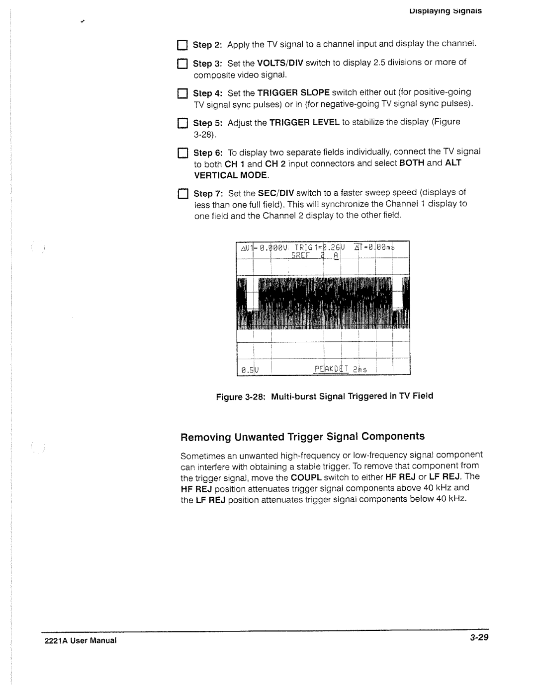 Tektronix 2221A manual 