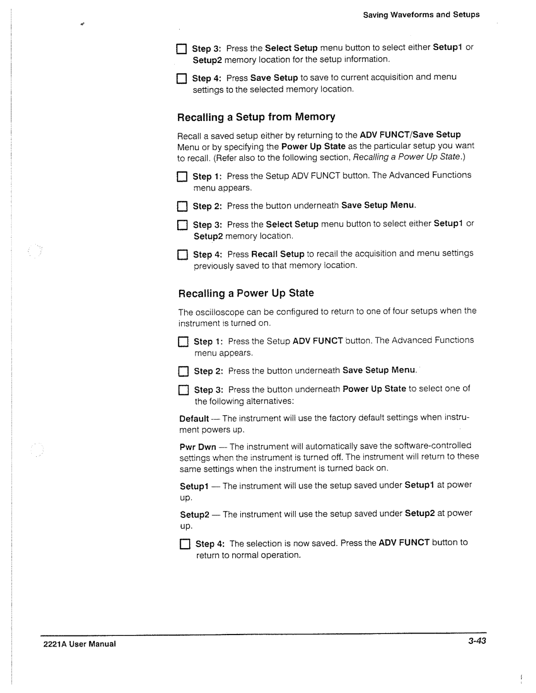 Tektronix 2221A manual 