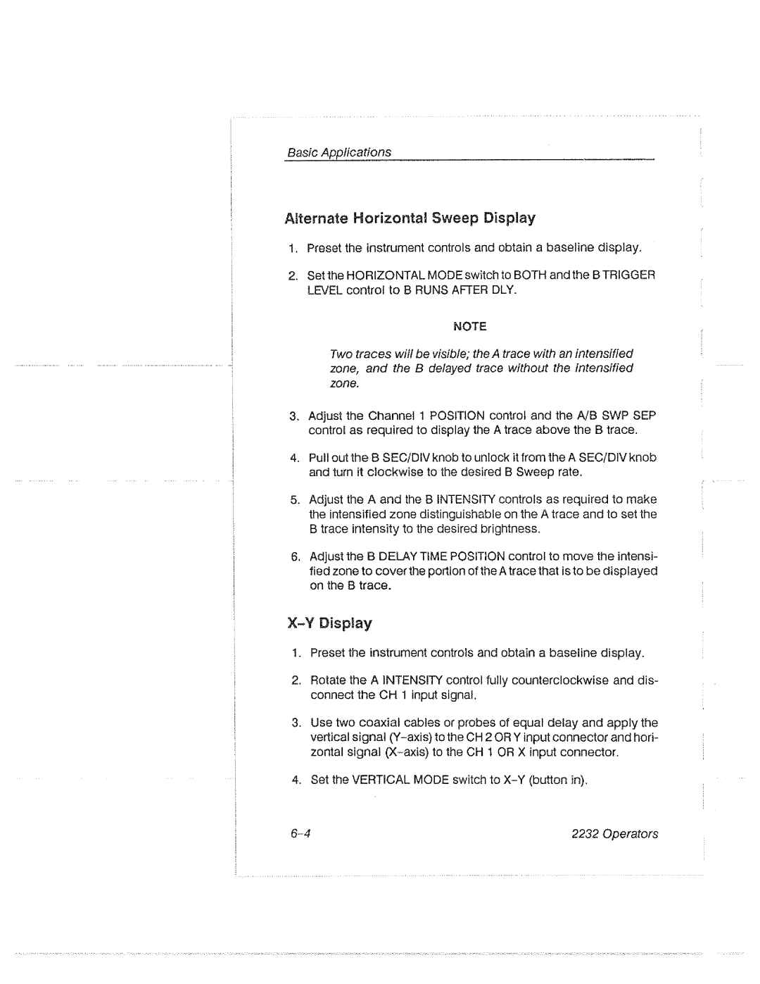 Tektronix 2232 manual 