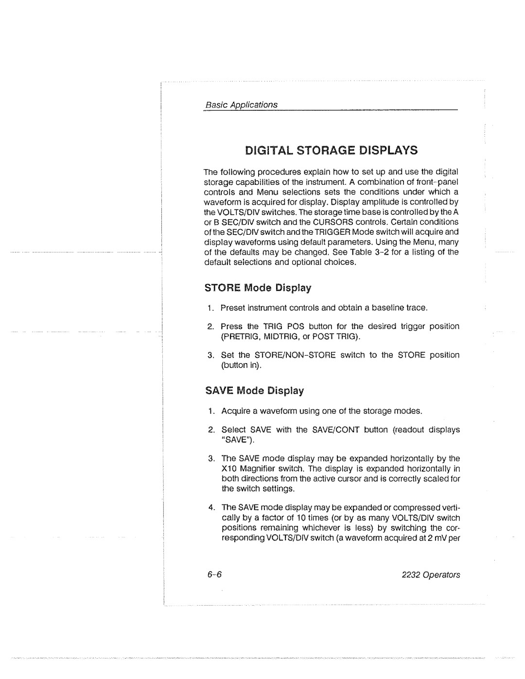 Tektronix 2232 manual 