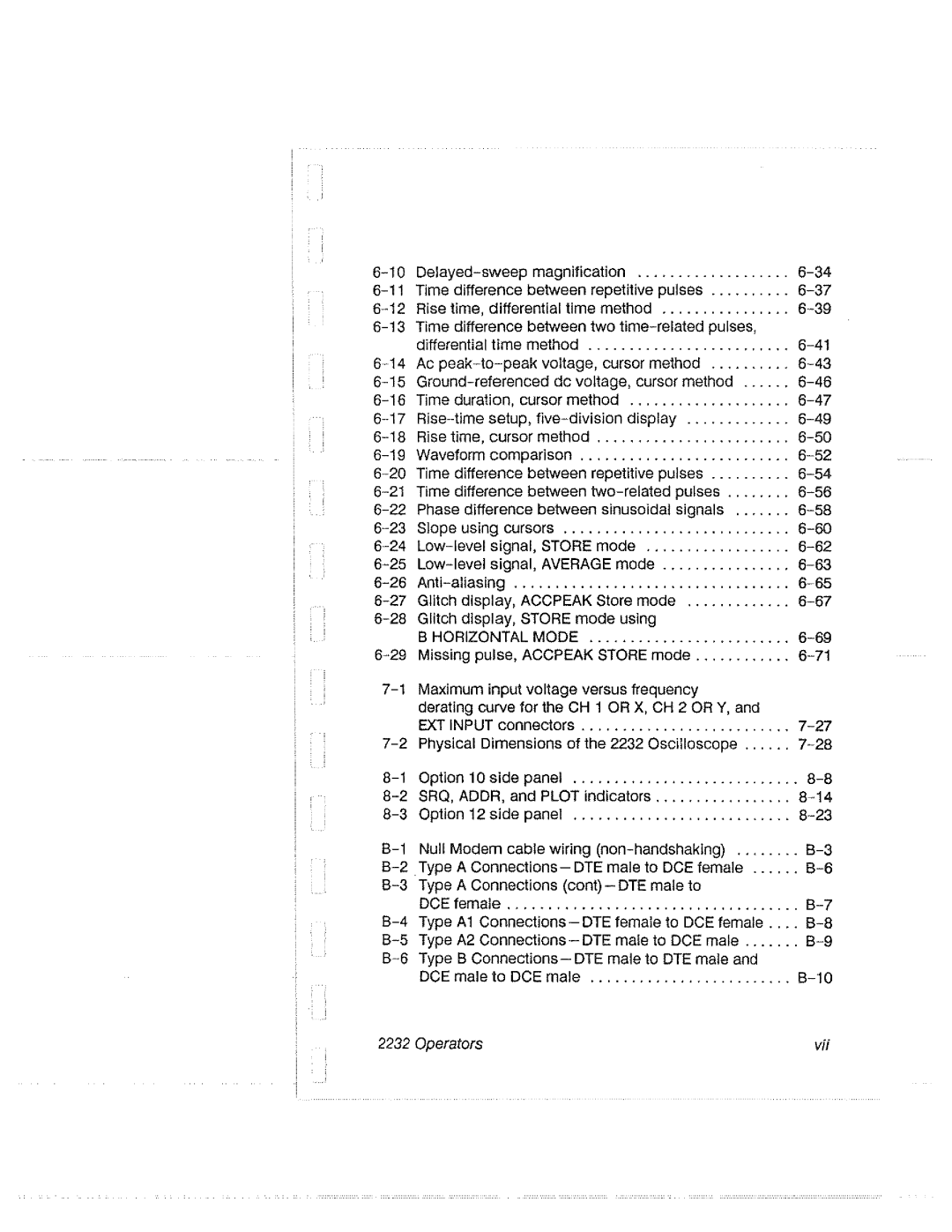 Tektronix 2232 manual 