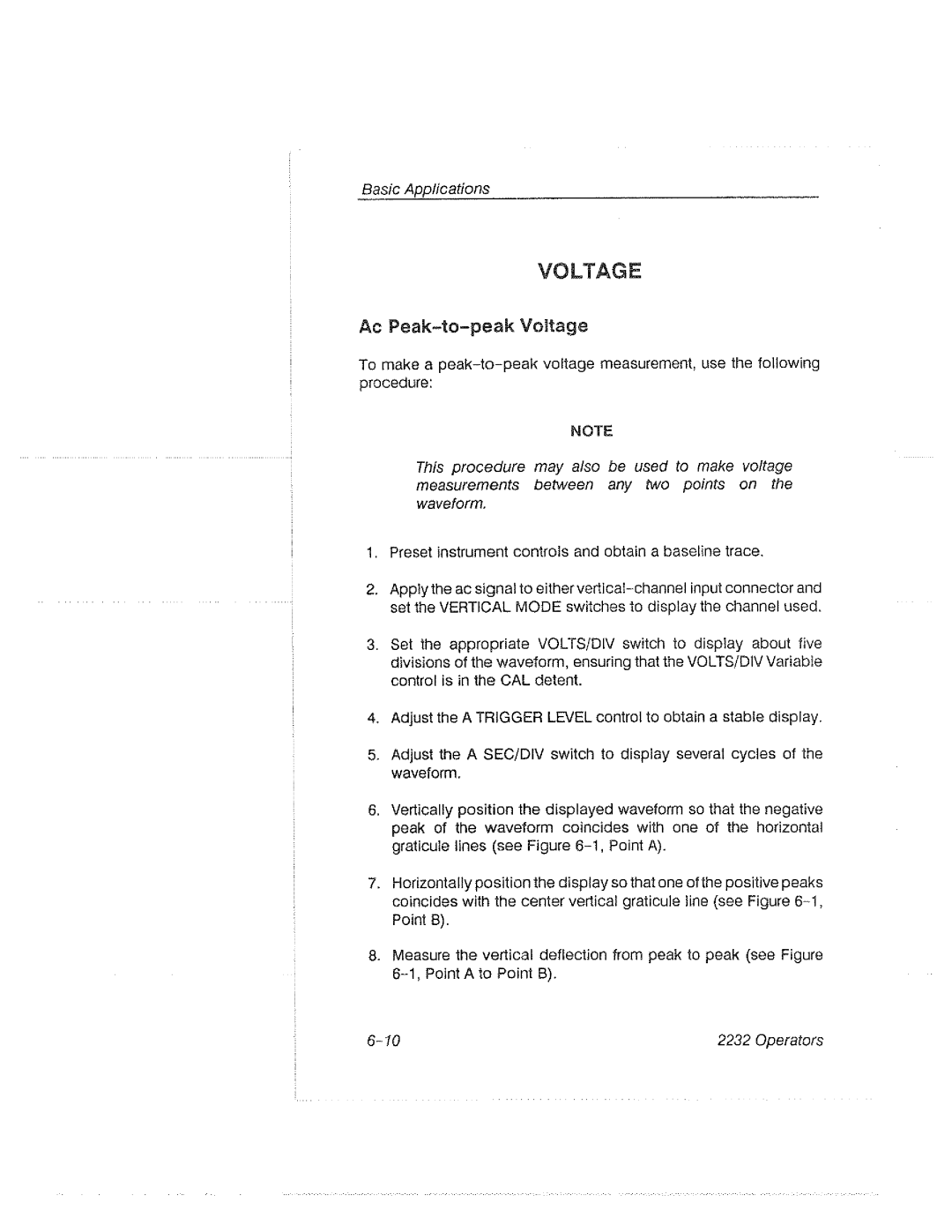 Tektronix 2232 manual 